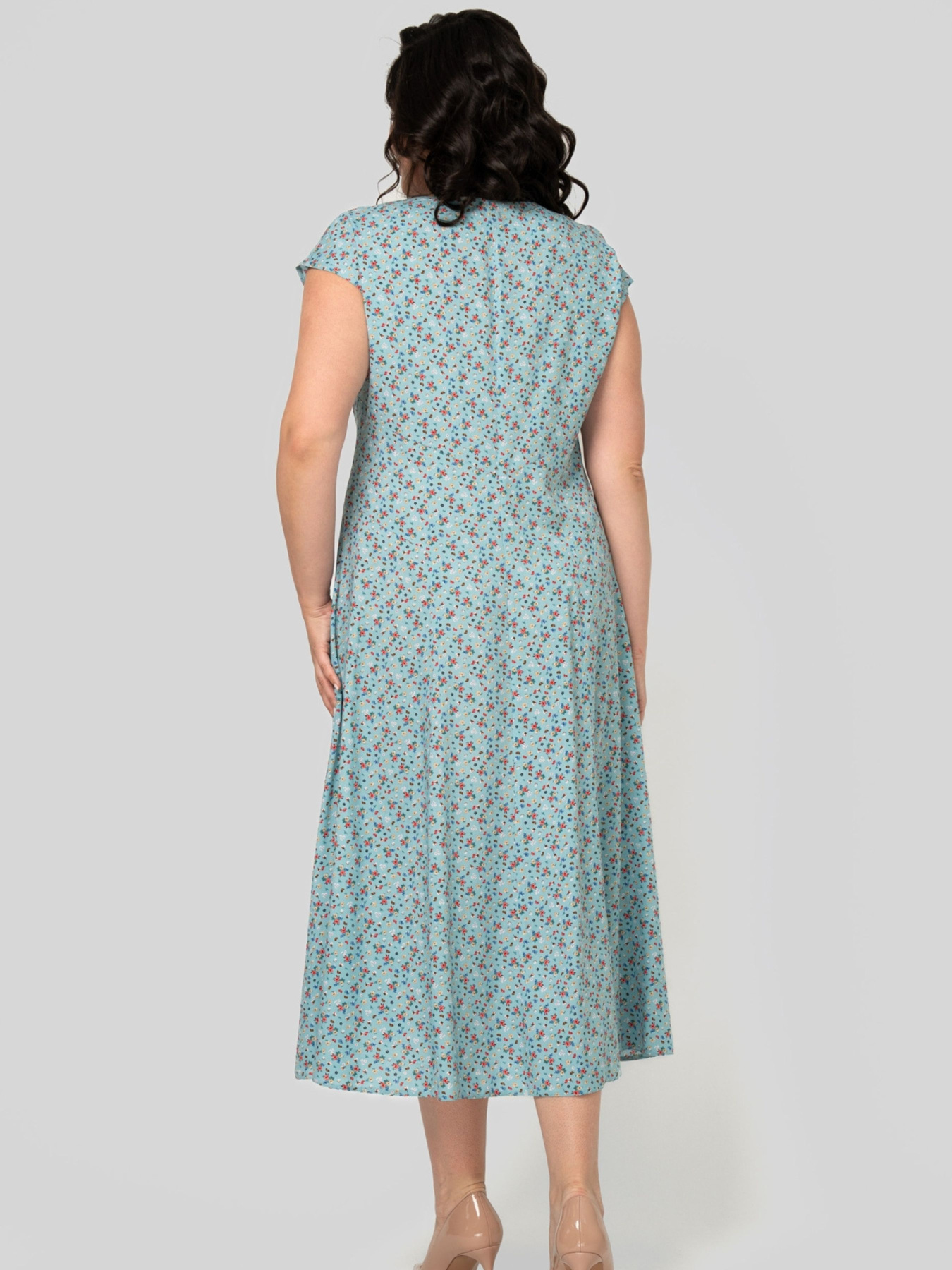 Платье миди All Posa модель ap102554p-m-qta Фото