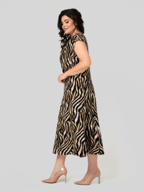 Платье миди All Posa модель ap102554p-chornij Фото