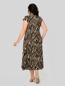 Платье миди All Posa модель ap102554p-chornij Фото