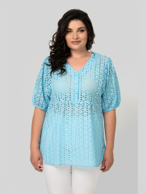 Блуза All Posa модель ap102515p-blakitnij Фото