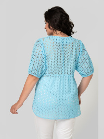 Блуза All Posa модель ap102515p-blakitnij Фото