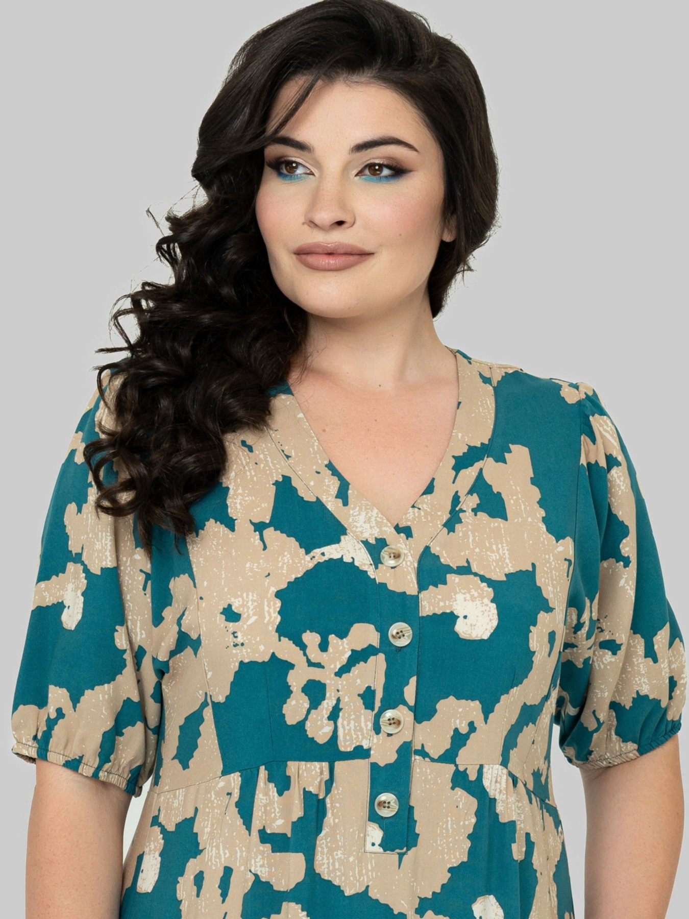 Платье миди All Posa модель ap102510p-bryuza Фото