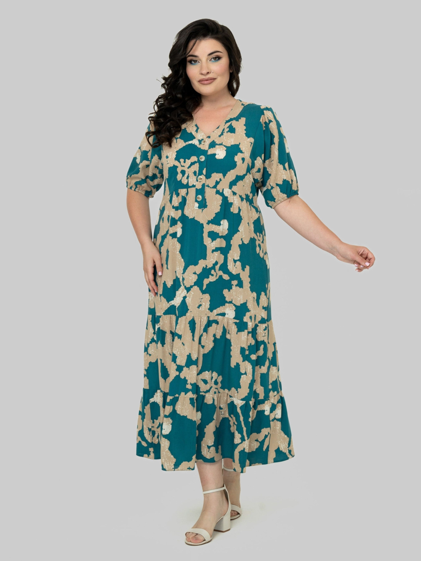 Платье миди All Posa модель ap102510p-bryuza Фото