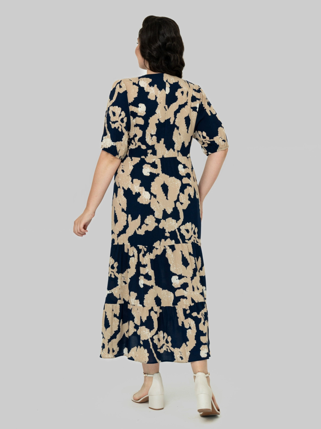 Платье миди All Posa модель ap102510p-sinj Фото