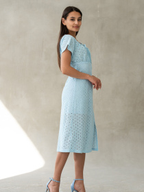 Платье миди RiMari модель 05-blakitnij Фото