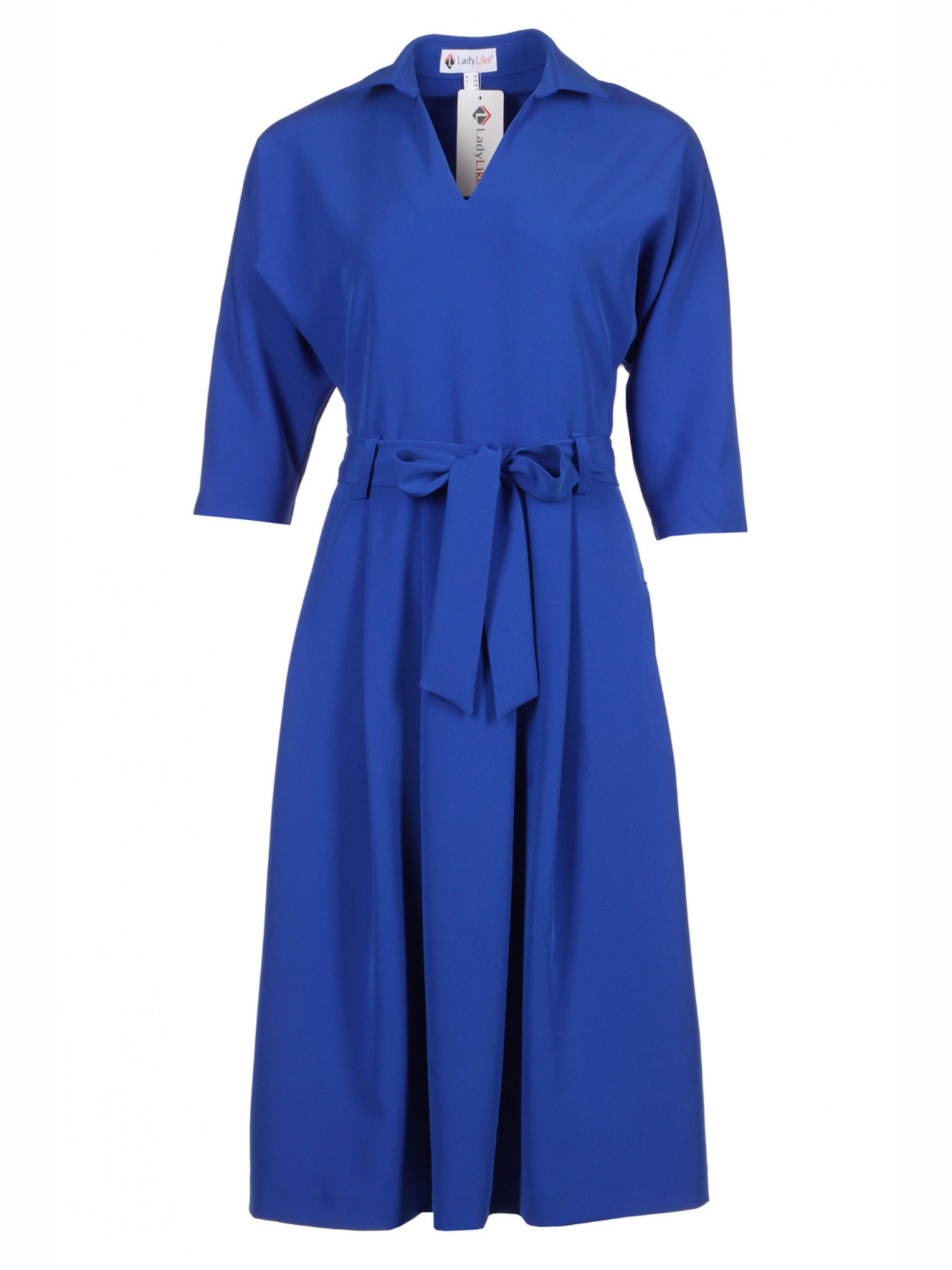 Платье миди LadyLike модель ll143320067-sinj Платье миди LadyLike модель ll143320067-sinj Фото