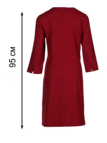 Платье миди LadyLike модель ll410150057-chervonij Фото