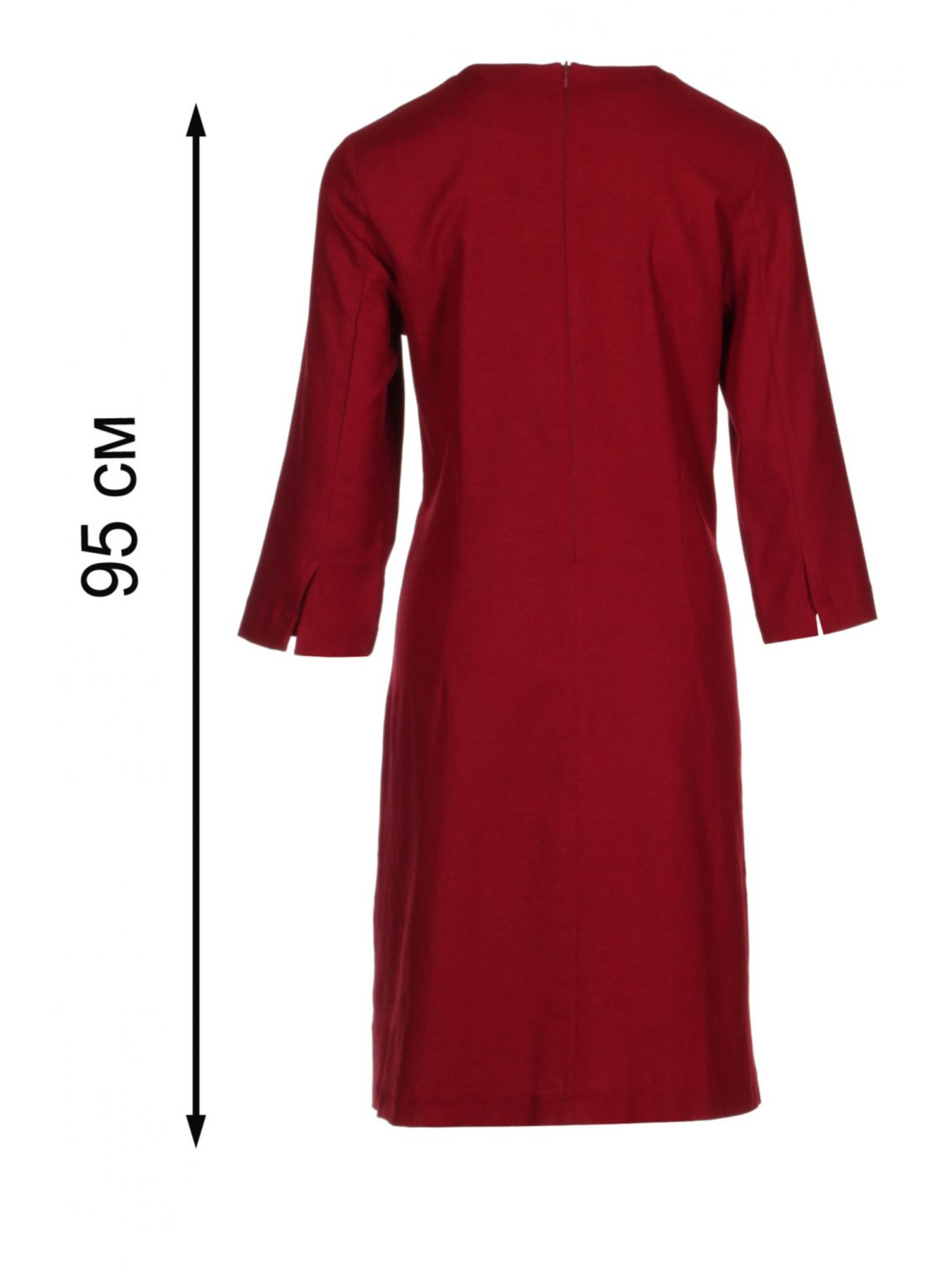 Платье миди LadyLike модель ll410150057-chervonij Фото