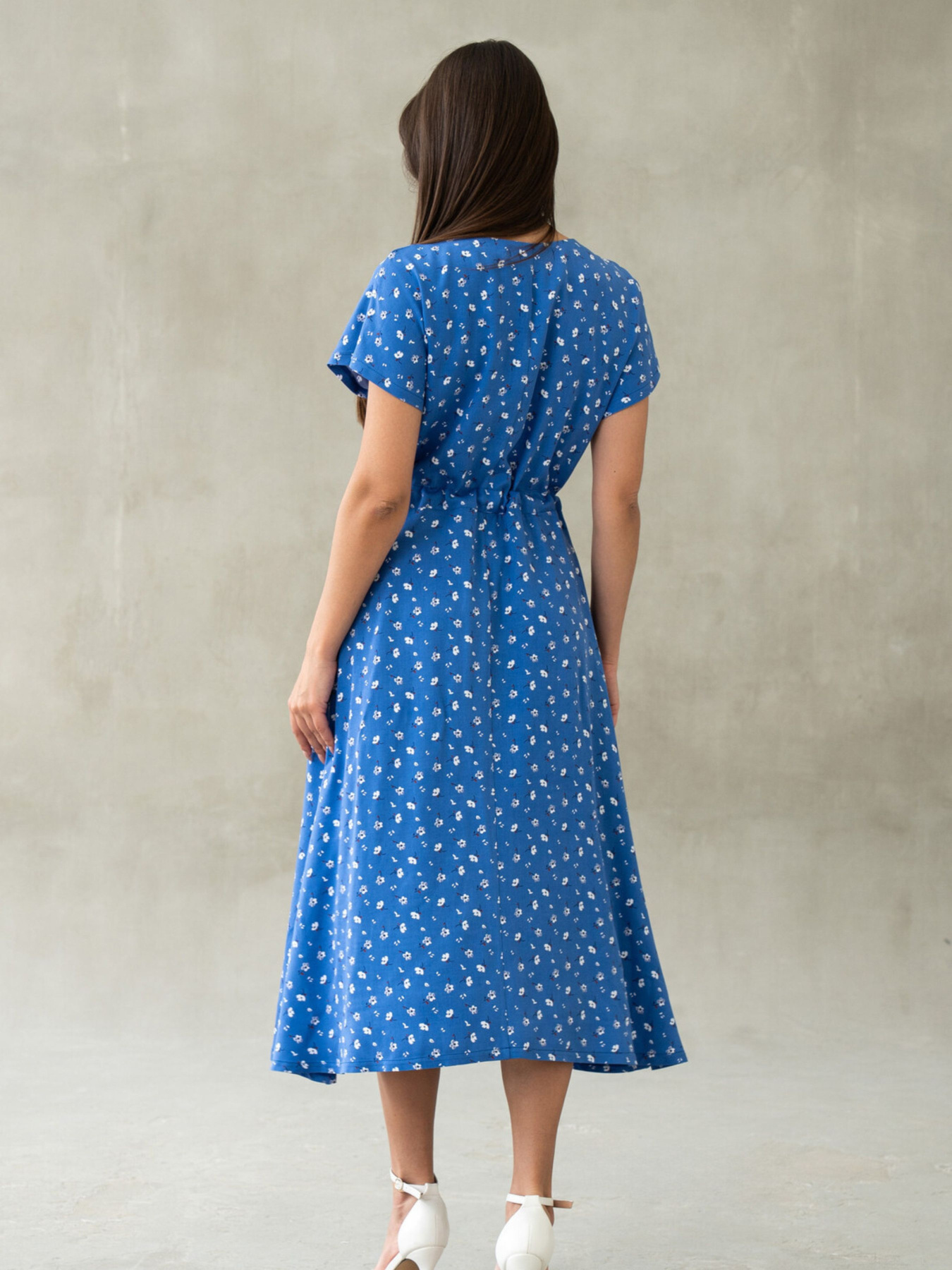 Платье миди RiMari модель 0225-sinj-print Фото