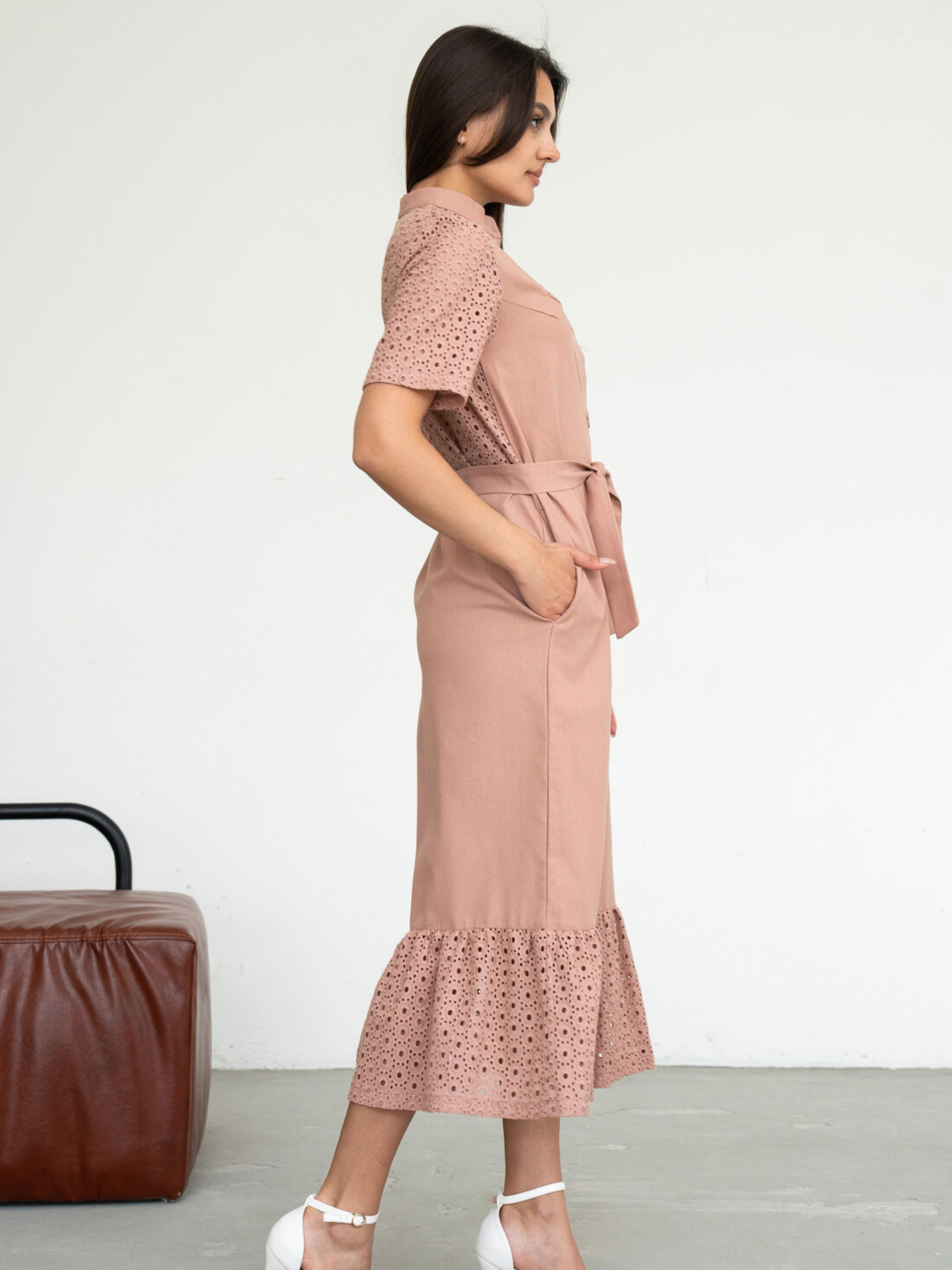 Платье миди RiMari модель 0125-kapuchino Фото