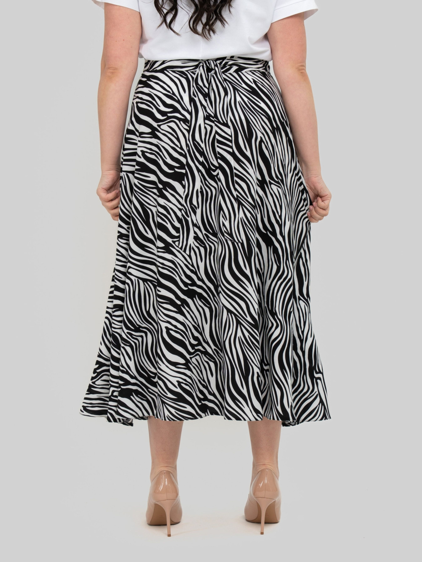 Спідниця міді All Posa модель ap102470p-zebra Фото