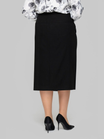 Юбка миди All Posa модель ap102297p-chornij Фото