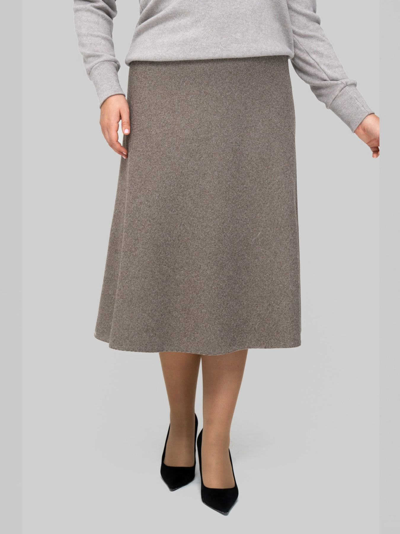 Юбка миди All Posa модель ap102251p-kapuchno Фото