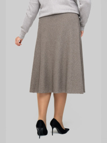 Юбка миди All Posa модель ap102251p-kapuchno Фото