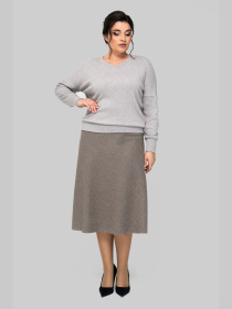 Юбка миди All Posa модель ap102251p-kapuchno Фото