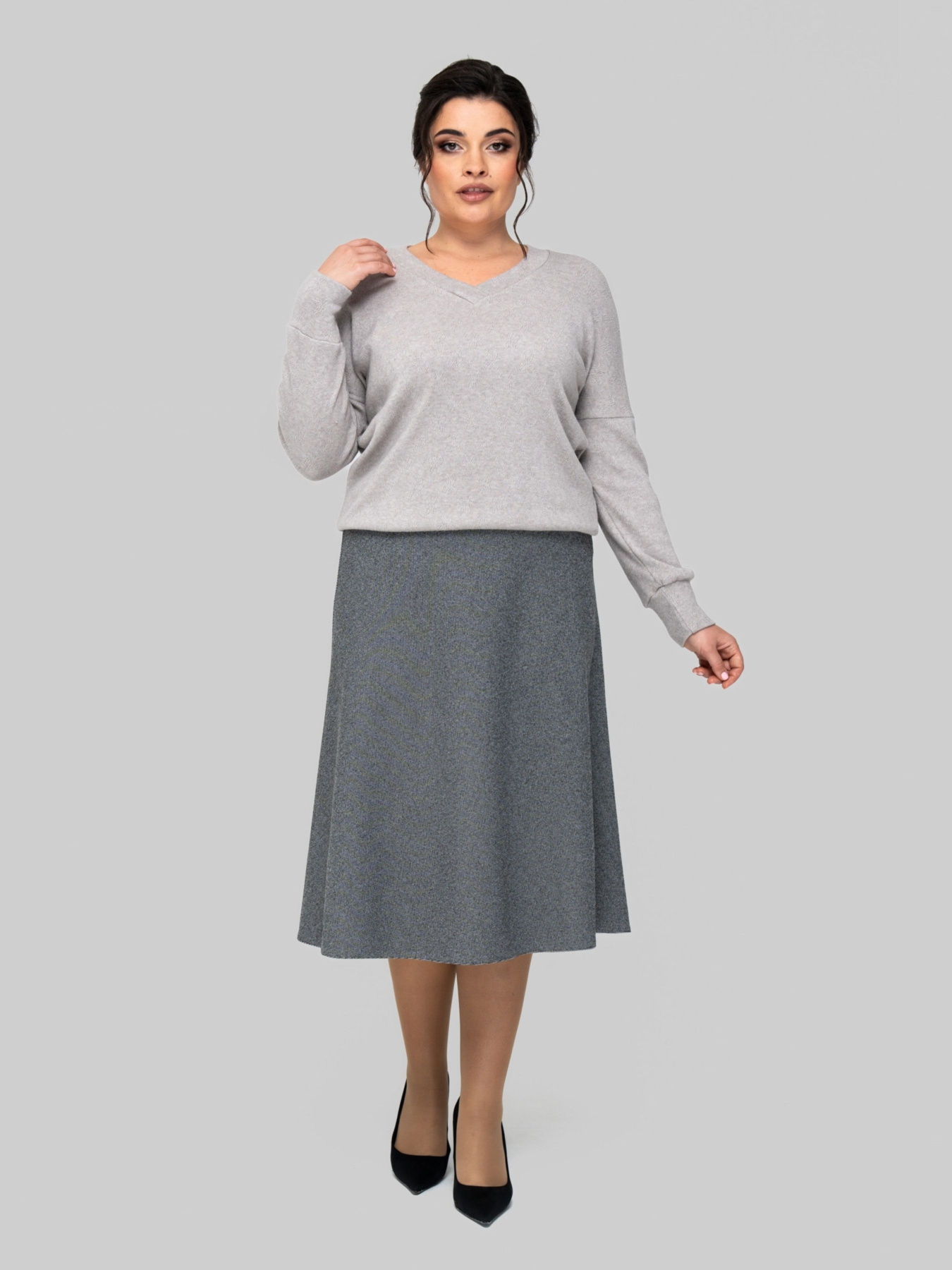 Юбка миди All Posa модель ap102251p-srij Фото