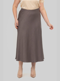 Спідниця міді All Posa модель ap102251p-kakao Фото