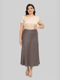 Юбка миди All Posa модель ap102251p-kakao Фото