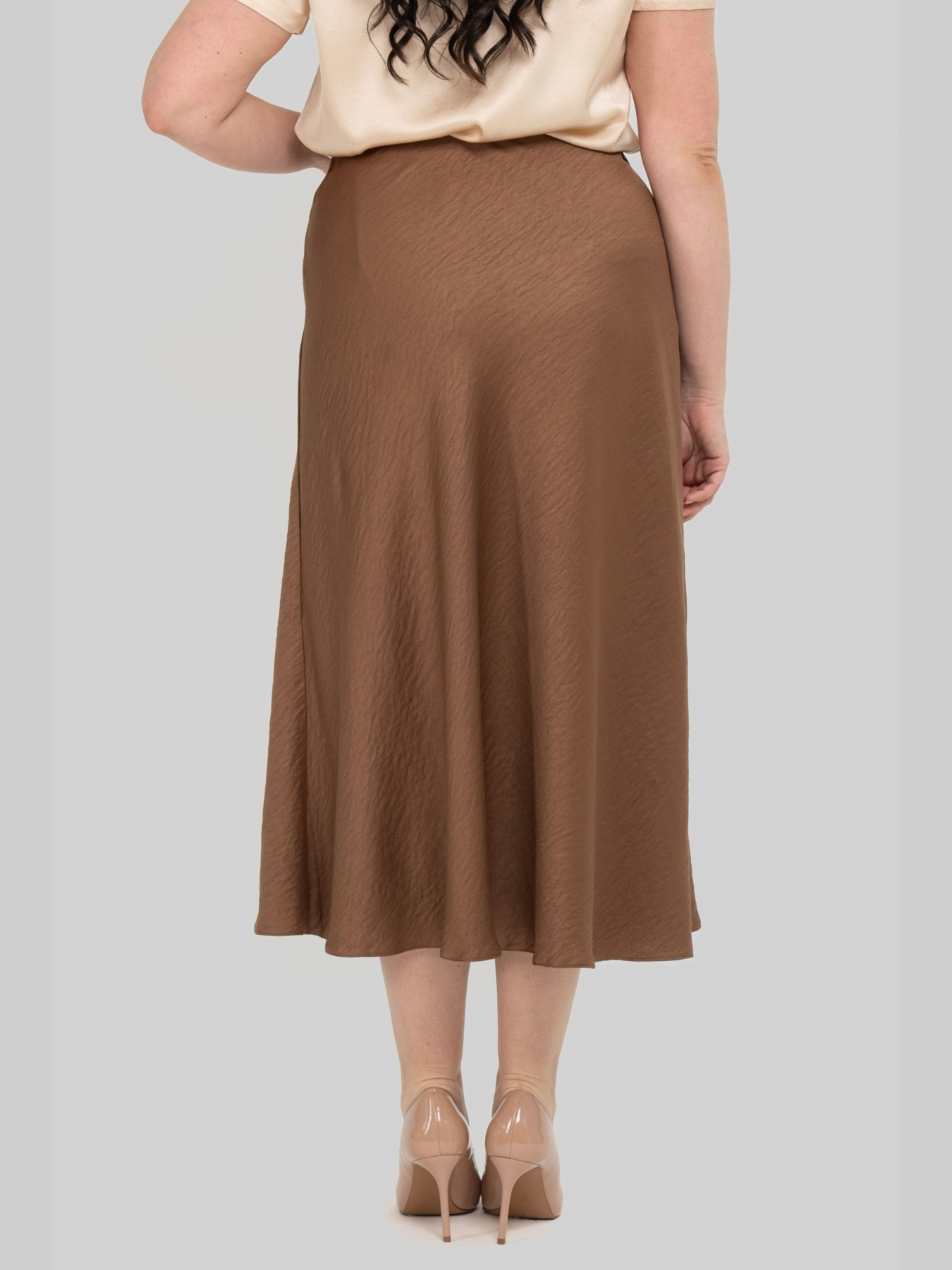 Спідниця міді All Posa модель ap102251p-gorh Фото