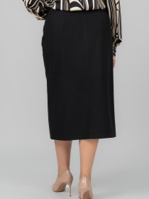 Юбка миди All Posa модель ap102143p-chornij Фото