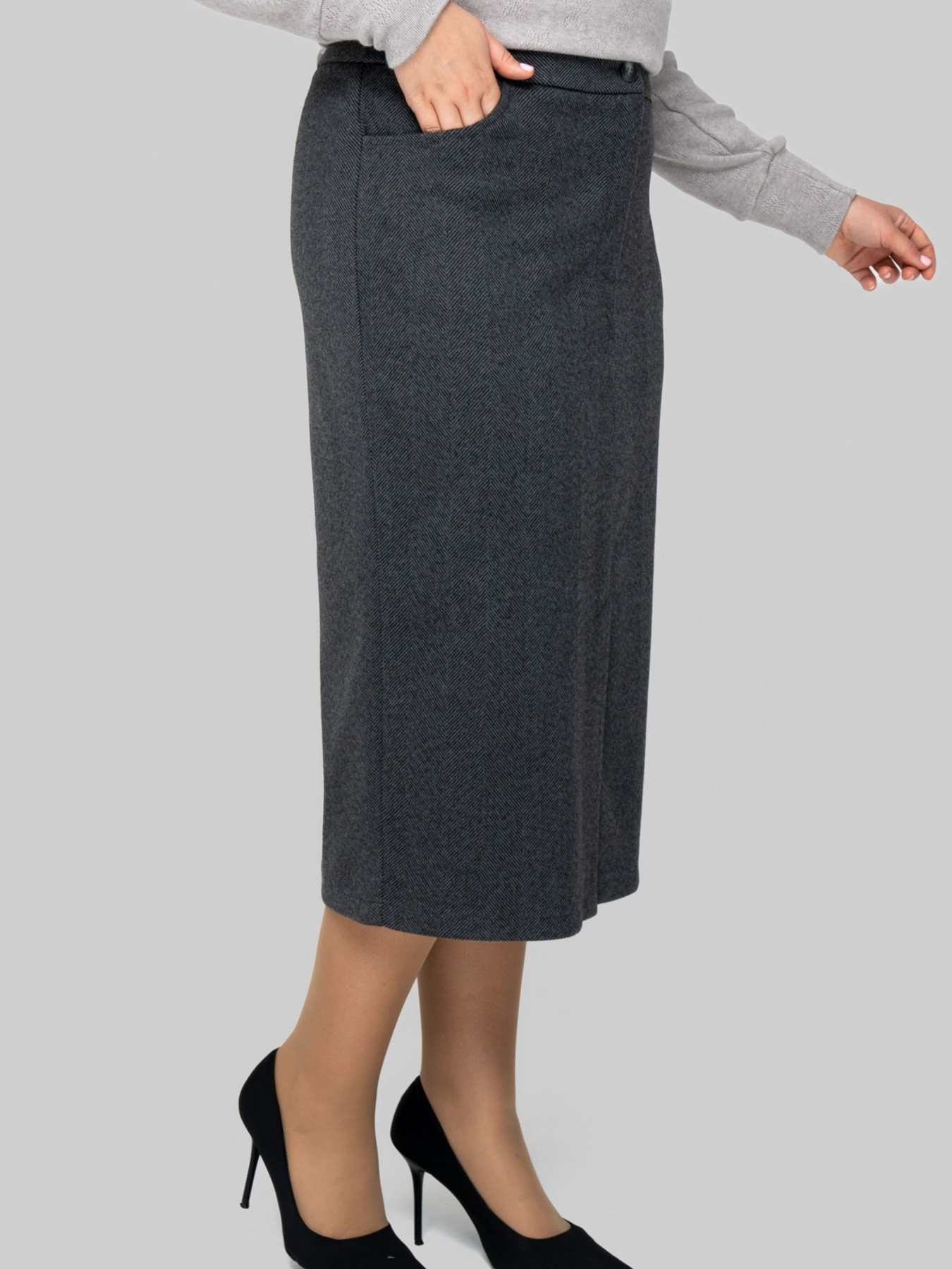 Юбка миди All Posa модель ap102143p-graft Фото