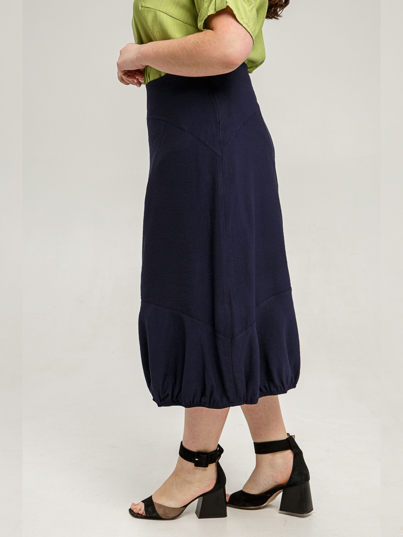 Спідниця міді All Posa модель ap101464p-sinj Фото