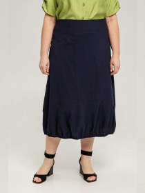 Спідниця міді All Posa модель ap101464p-sinj Фото