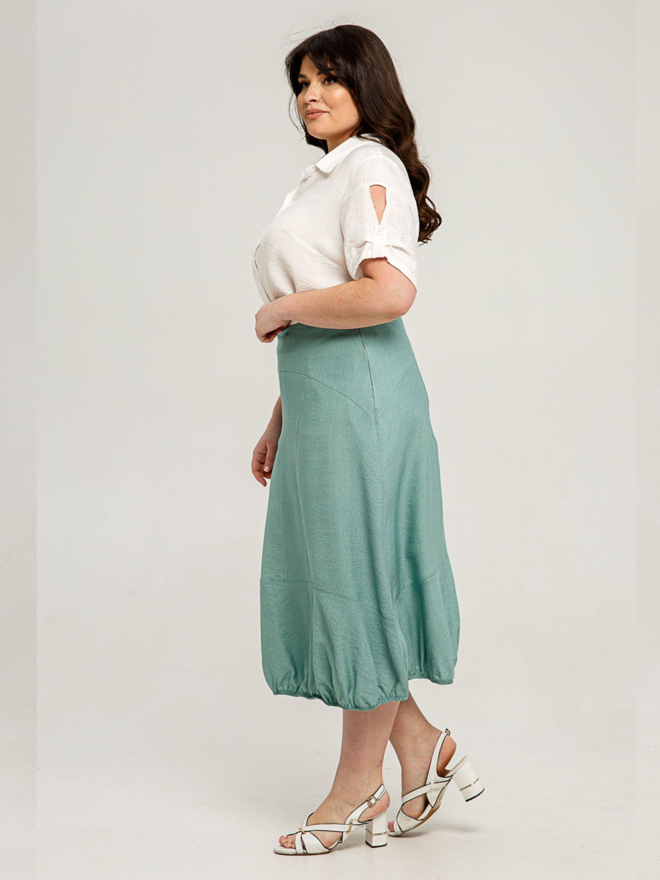 Спідниця міді All Posa модель ap101464p-m-qta Фото