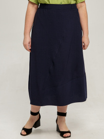 Спідниця міді All Posa модель ap101462p-sinj Спідниця міді All Posa модель ap101462p-sinj Фото