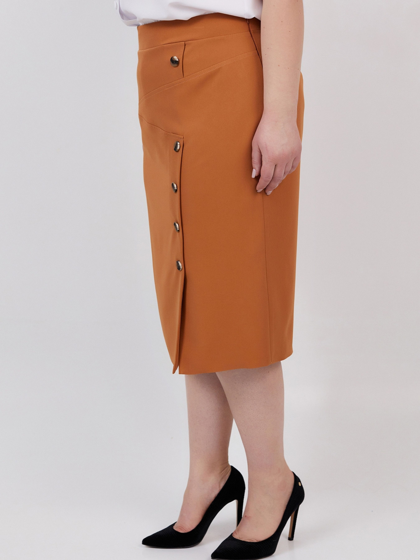 Юбка миди All Posa модель ap100534p-psochnij Фото