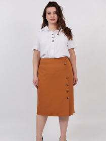 Юбка миди All Posa модель ap100534p-psochnij Фото