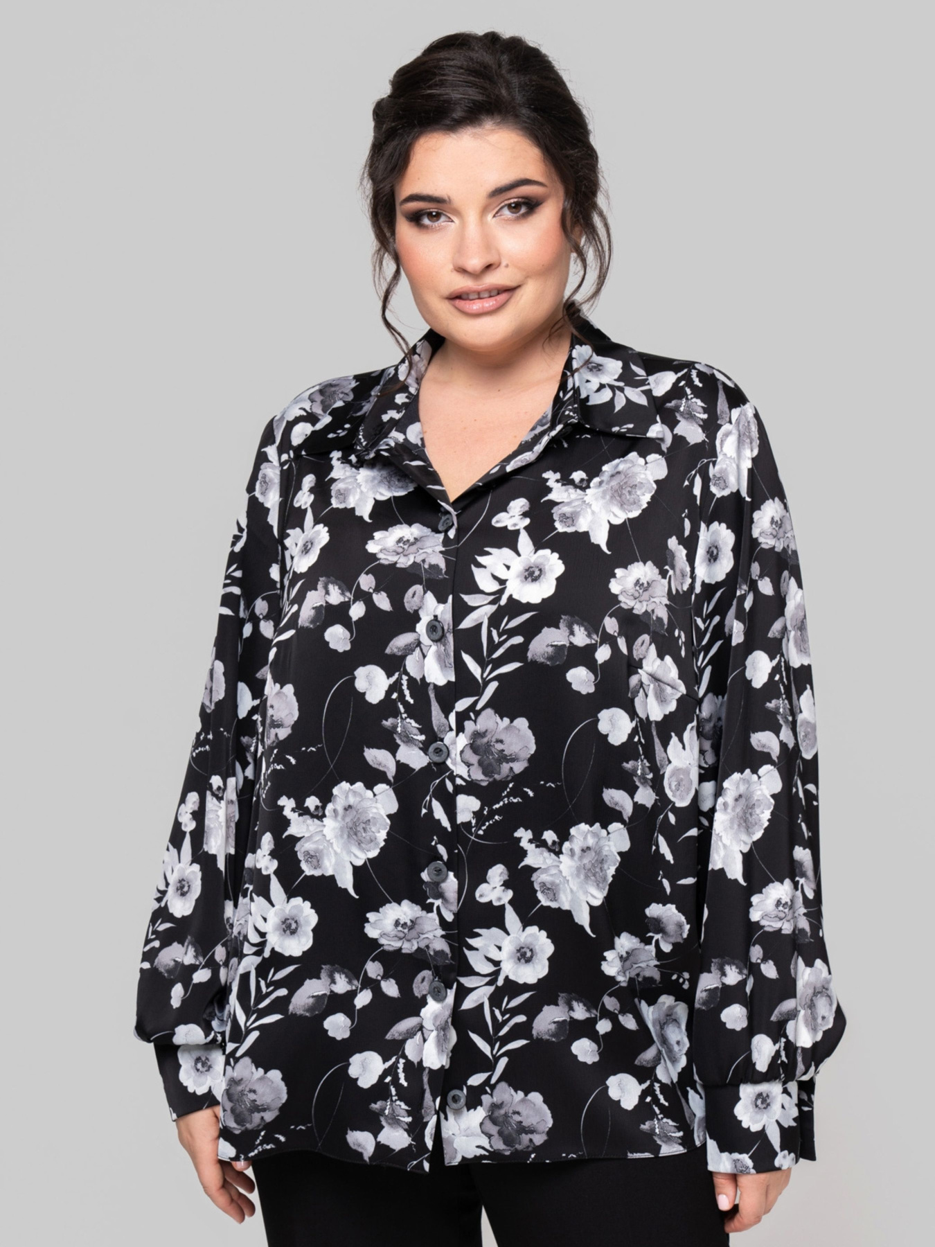 Рубашка All Posa модель ap102259p-chornij Фото