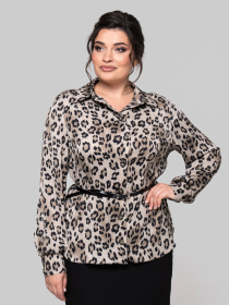 Рубашка All Posa модель ap102259p-leopard Фото