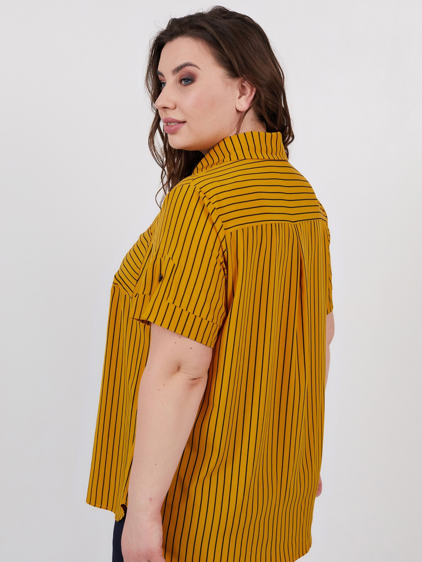 Рубашка All Posa модель ap100541p-zhovtij Фото