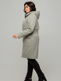 Демисезонная куртка All Posa модель ap101665p-olivka Фото