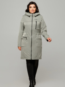 Демисезонная куртка All Posa модель ap101665p-olivka Фото