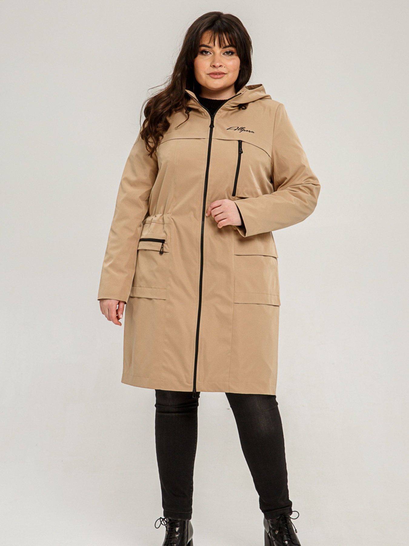 Плащ All Posa модель ap101444p-kemel Фото