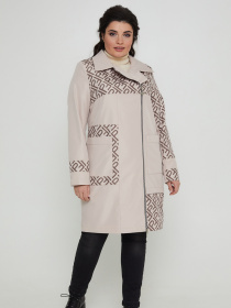 Плащ All Posa модель ap101192p-bezhevij Фото