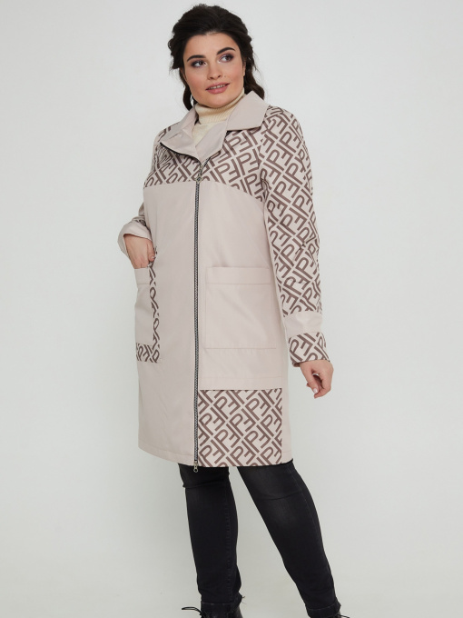 Плащ All Posa модель ap101192p-bezhevij Фото