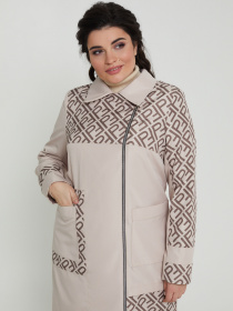 Плащ All Posa модель ap101192p-bezhevij Фото