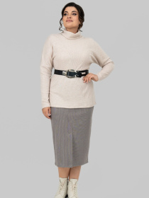 Юбка миди All Posa модель ap102268p-kapuchno Фото