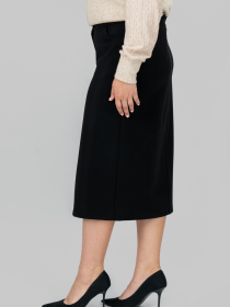 Юбка миди All Posa модель ap102268p-chornij Фото