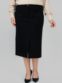 Юбка миди All Posa модель ap102268p-chornij Фото