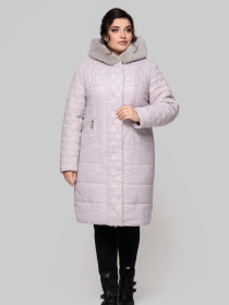 Демисезонная куртка All Posa модель ap102271p-molochnij Фото