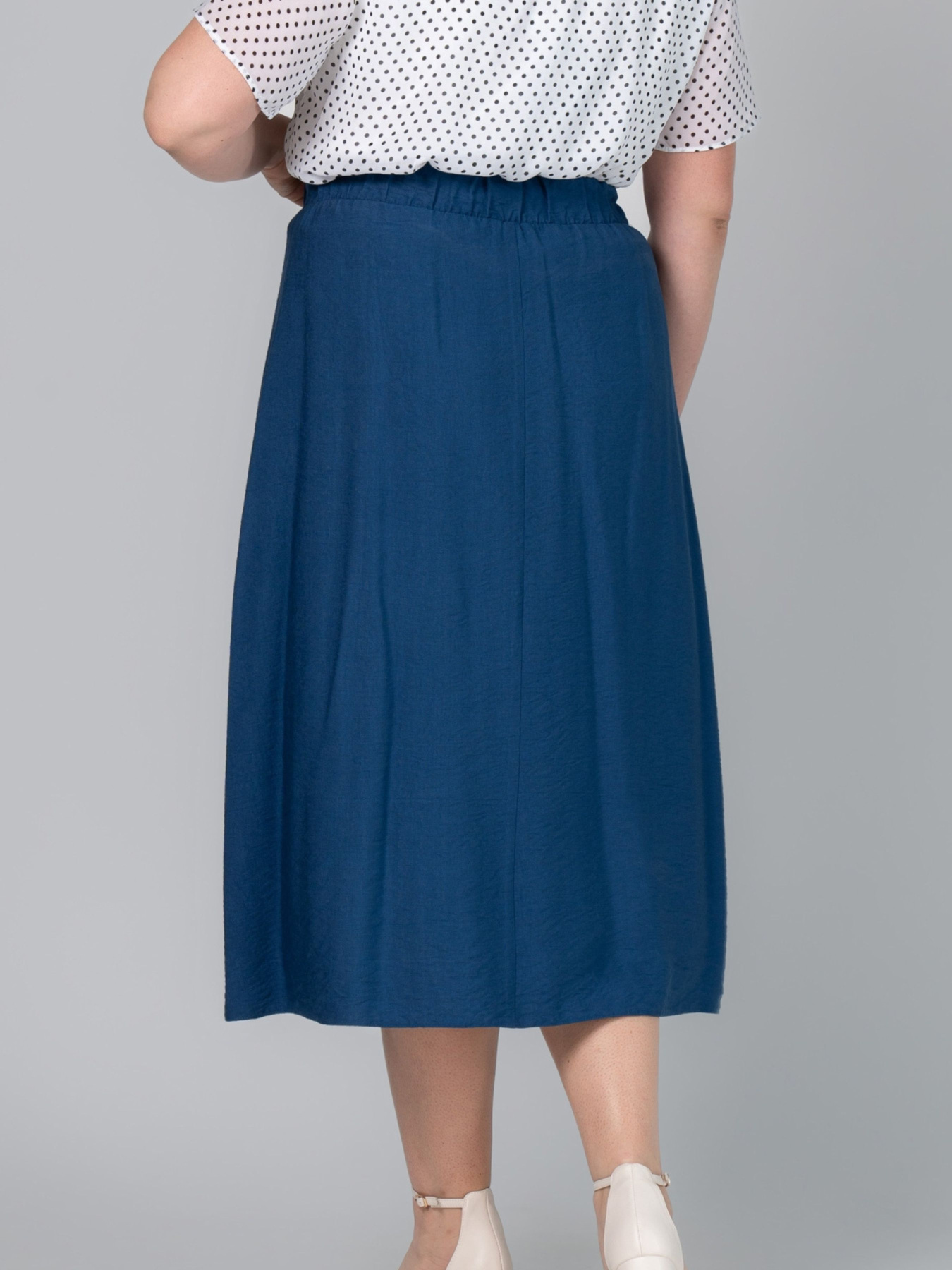 Юбка миди All Posa модель ap102092p-dzhins Фото