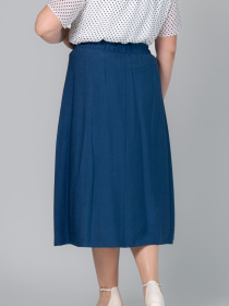 Юбка миди All Posa модель ap102092p-dzhins Фото