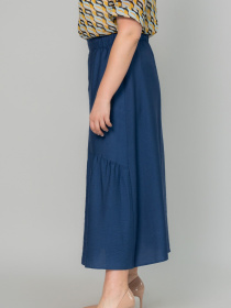 Спідниця міді All Posa модель ap102092p-sinj Спідниця міді All Posa модель ap102092p-sinj Фото