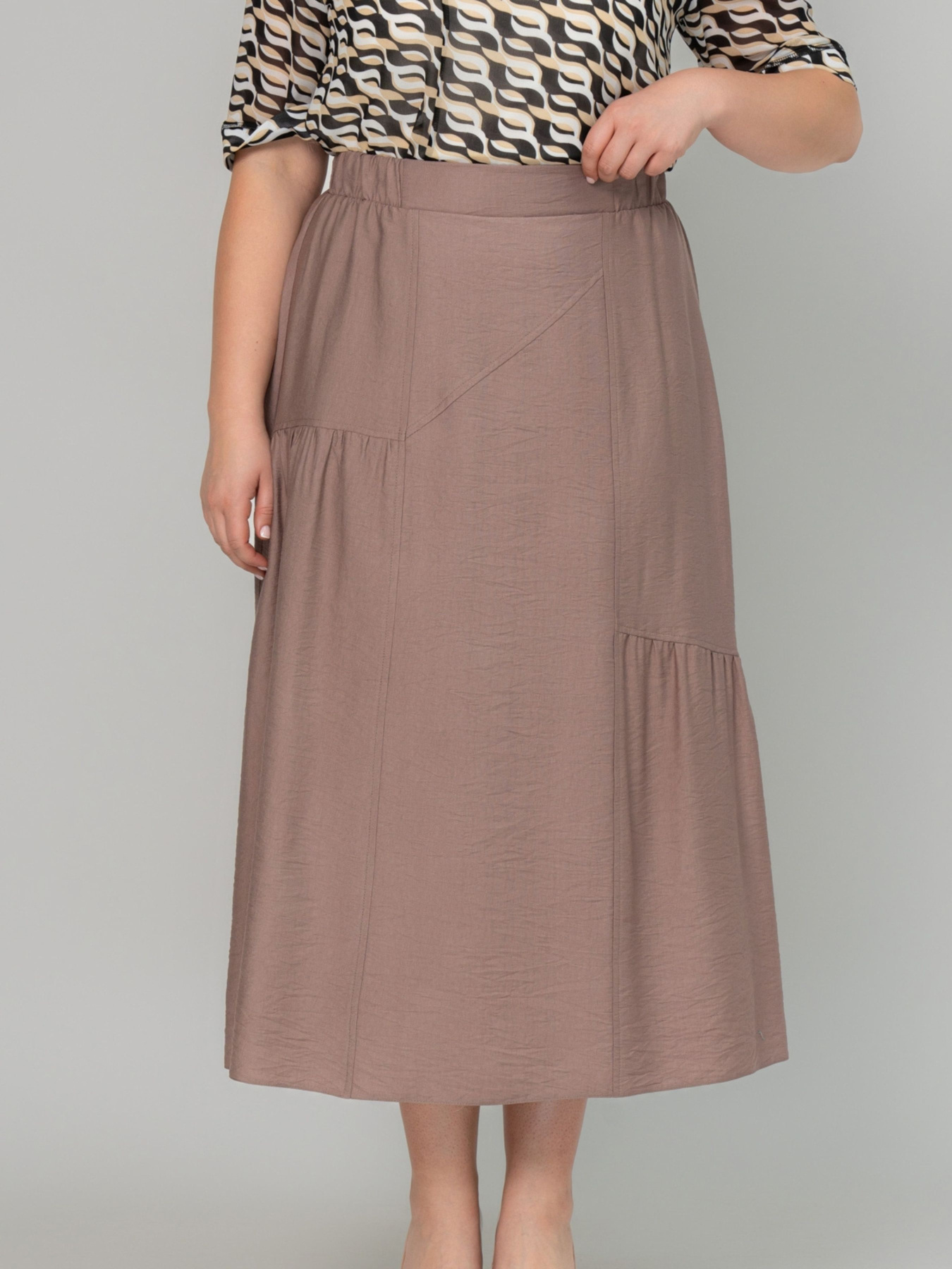 Юбка макси All Posa модель ap102092p-moko Фото