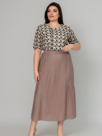 Юбка макси All Posa модель ap102092p-moko Фото