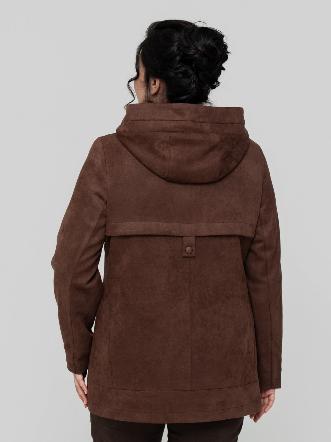 Демисезонная куртка All Posa модель ap102329p-shokolad Фото